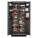 Холодильник встраиваемый двухкамерный LEX LBI400SB Grey