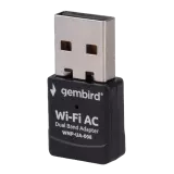 Адаптер USB Gembird WNP-UA-008 Wi-Fi 600 Мбит, двухдиапазонный мини, USB, 802.11b/g/n/ac/а, RTL8