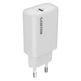 Сетевое зарядное устройство Canyon OnCharge 30CL Max Power 30W 1xPD EU, White