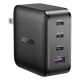 Зарядное устройство UGREEN CD224 GaN, 3xUSB-A/USB-C, 65W, Fast Charger (70774)