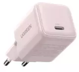 Зарядное устройство UGREEN 1xUSB-C, 20W, QC4.0/PD3.0, Gan X, X512, Розовый (55556)