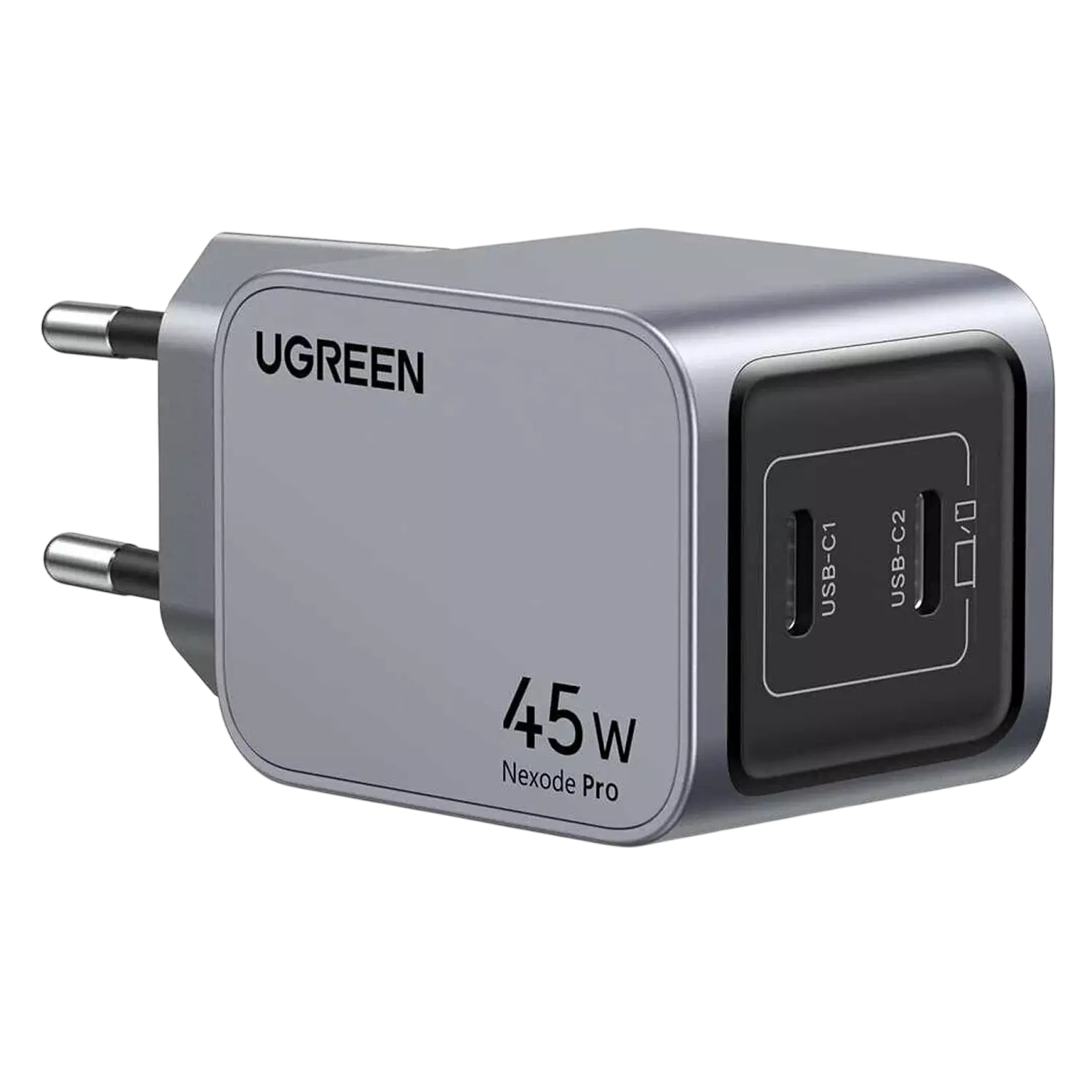 Зарядное устройство на 2C, 45W, QC4.0, Nexode GanN, X707 (35008) UGREEN