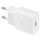 Сетевое зарядное устройство Samsung 15W Power Adapter (w/o Cable) USB Type-C (EP-T1510NWEGRU), white