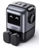 Зарядное устройство UGREEN 2xUSB-C/1xUSB, 65W, QC4.0 , Nexode Robot GanN, CD361 (25685B)