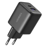 Зарядное устройство UGREEN, 30W, QC3.0, GanN, X516 (65014), черный